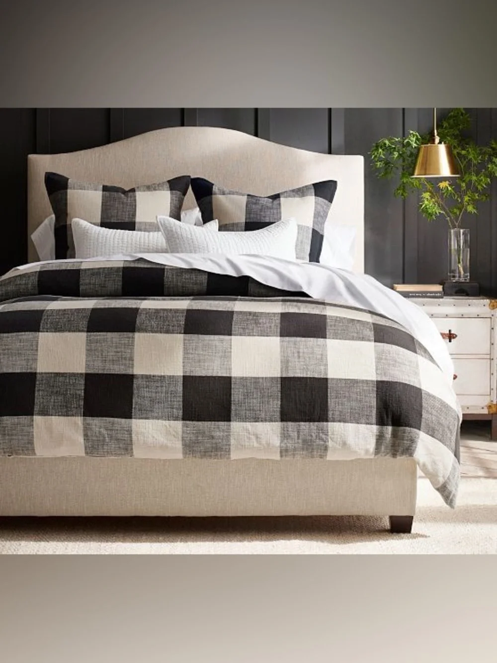 2/ Pottery Barn | Buffalo Check Euro Pillow Covers 24”